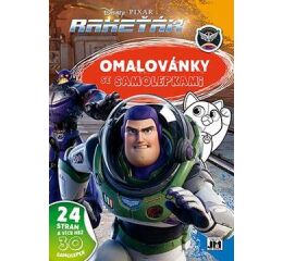 Omalovánky A4 se samolepkami - Rakeťák 3369-9