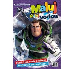 Omalovánky A5 maluj vodou Rakeťák