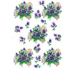 Taška PE s průhmatem Fialky