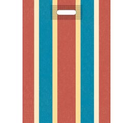 Taška PE s průhmatem Pruhy