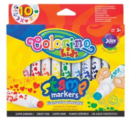 Colorino fixy 10ks s razítkem STAMP