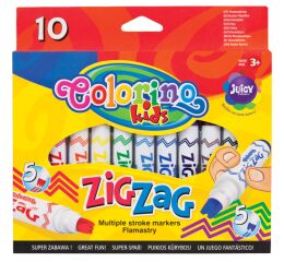 Colorino fixy ZIG ZAG 10 barev