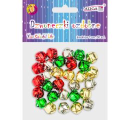 Rolničky MIX barev 1 cm 30 ks