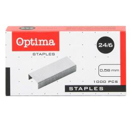Spony do sešívačky OPTIMA 24/6 zinkové
