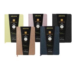 Blok A5 96 listů Glitter linka