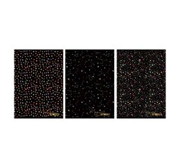 Sešit A4 54 listů Black&Gold nelinkovaný