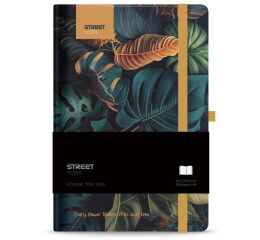 Blok  FLOWERS Garden A6 linka s gumou