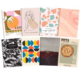 Záznamní kniha A5 96l 60g ECO23 čtv.