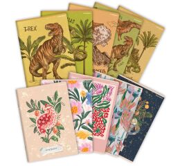 Sešit A5 60 listů Dino & Spring čtv.