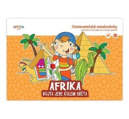 Omalovánky Vojta jede kolem světa - Afrika