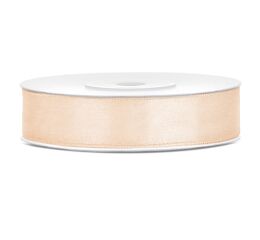 Stuha saténová 15 mm 25 m - krémová