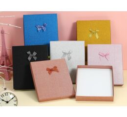 Dárková krabička glitrová 16 x 19 x 3 cm