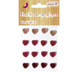 Kamínky samolepící - srdíčka