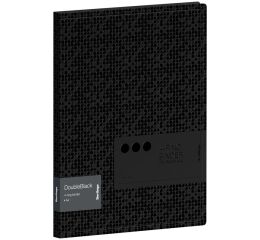 Pořadač Berlingo Double Black - A4 4 kroužky