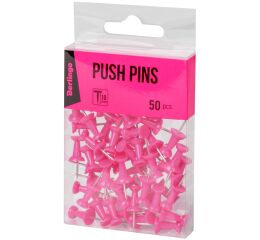 Kancelářské připínáčky Berlingo - růžové