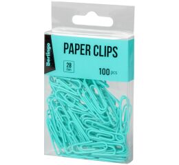 Kancelářské sponky 28 mm Berlingo - modré