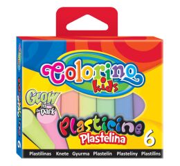 Colorino plastelína Glow 6 barev