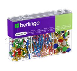 Kancelářské sponky sada 250 ks