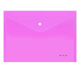 BERLINGO obálka A4 PP druk transp pink