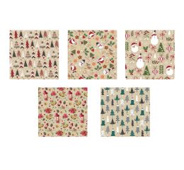 Papír 0,7x2m P2_KRAFT_GW_4 Vánoční /50/