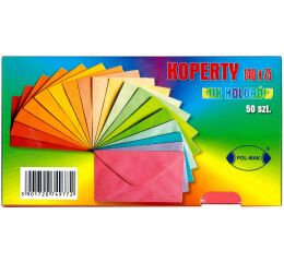 Barevná obálka 124 x 89 mm  mix