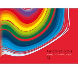 Skicák A4/48l 210g barevný mix 4x12 bárev