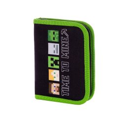 Penál 1 zip Minecraft Time to mine - prázdný