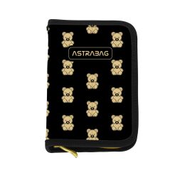 Penál 1 zip TEDDY - prázdný 2 klopy