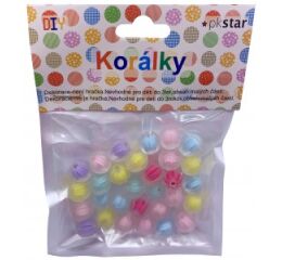 Korálky 12 mm 30 ks mix