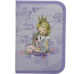 Penál 1 zip 2 klopy prázdný Fairy