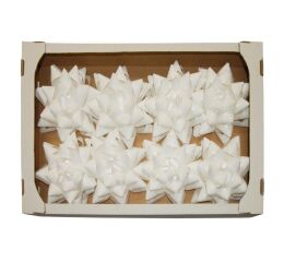 Dárková rozeta Giga hladká - bílá