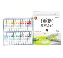 Akrylové barvy 12 ml 24 ks