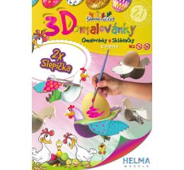 3D omalovánky SD24 Slepička 2ks