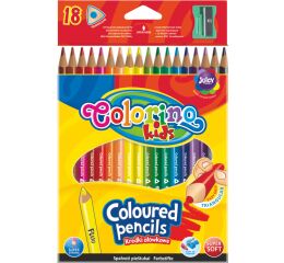 Colorino pastelky 18ks trojhranné