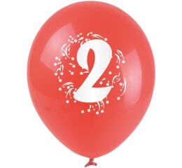 ARPEX balónek potisk "2" 3 ks K7899
