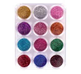 Brokát 12 barev po 6 g