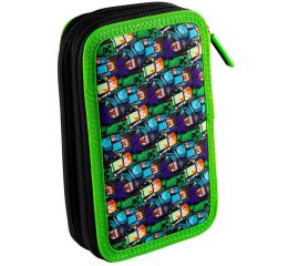 MINECRAFT penál 2 zipy