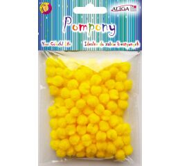 Bambule žluté 1 cm 120 ks