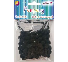 Bambule černé 1 cm 120 ks