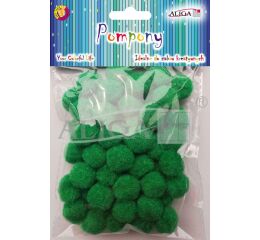 Bambule zelené 2 cm 60 ks