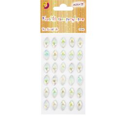 Kamínky samolepící - mušličky na blistru