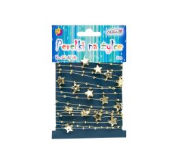 Vlasec 3 m se zlatými hvězdičkami 3 a 12 mm