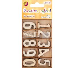 Dřevěná písmenka 50ks