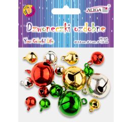 Rolničky MIX barev a velikosti 16 ks