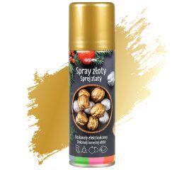Párty spray 125 ml zlatá barva