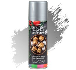 Párty spray 125 ml stříbrný barva