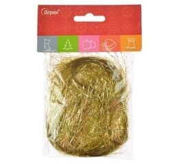 Dekorace k zdobení - andělské vlasy zlaté 10 g