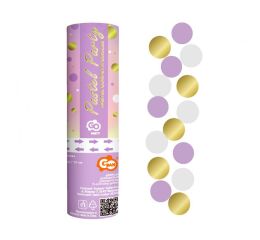 Vystřelovací konfety 15 cm kolečka