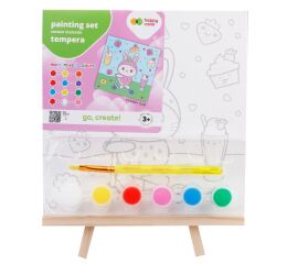 Plátno na malování YUMMY YUM s barvami