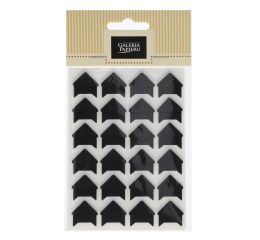 Fotorůžky samolepící černé 72 ks